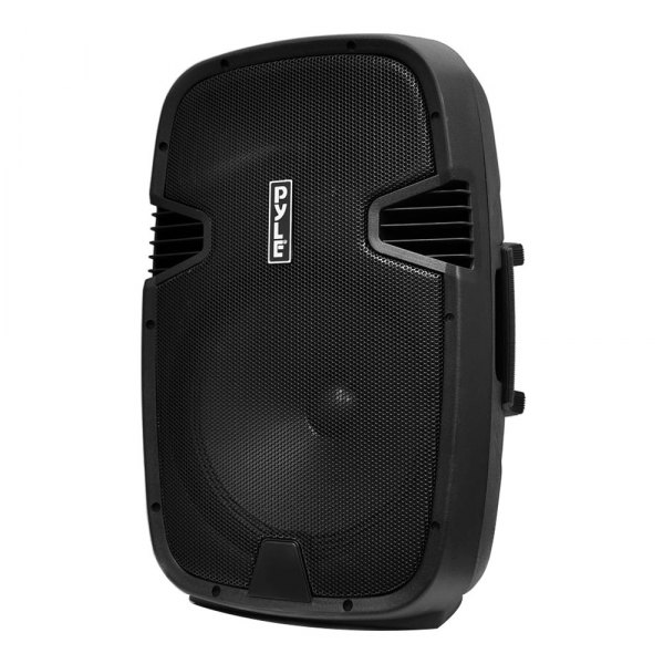 Pyle® - Black Portable PA Loudspeaker Speaker System with Built-in Rechargeable Battery