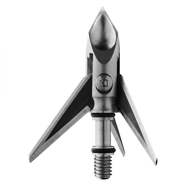 Ramcat® - Hydroshock Pivoting™ 3-Blade Chisel 100 gr Screw-In Fixed Broadheads