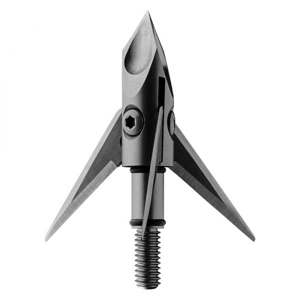 Ramcat® - Hydroshock-X Pivoting™ 3-Blade Chisel 125 gr Crossbow Screw-In Fixed Broadheads