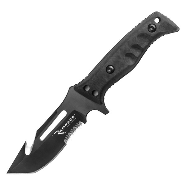 Rampage® - Recovery Trail Gut Hook Fixed Knife with Sheath
