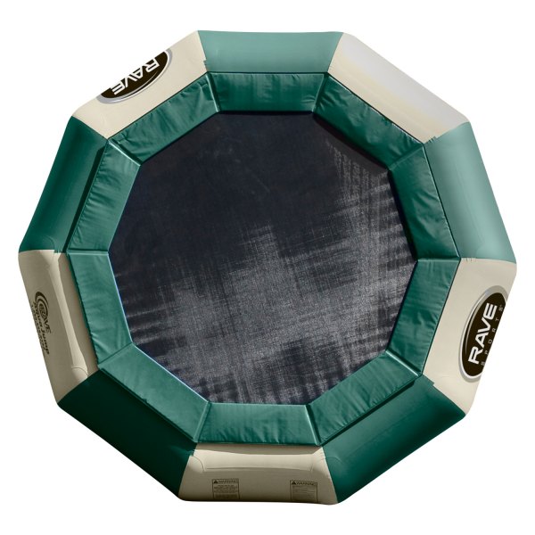 RAVE Sports® - Aqua Jump Eclipse 15' Green/Tan Water Trampoline
