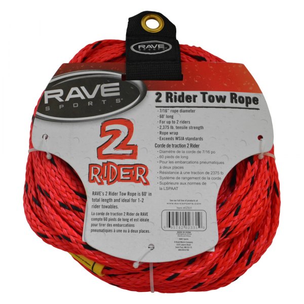 RAVE Sports® - 60' 2-Rider Tow Rope