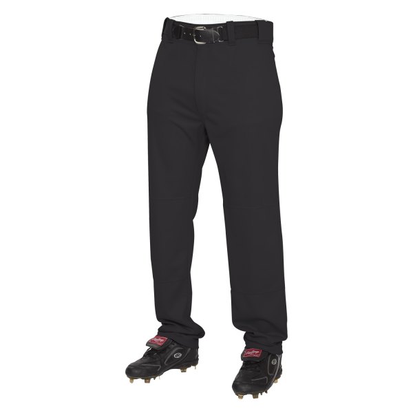 Rawlings® - Adult Semi-Relaxed X-Large Black Baseball Pants