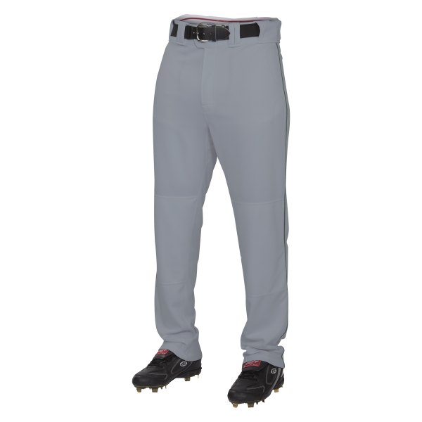 Rawlings® - Adult Semi-Relaxed Piped XX-Large Blue Gray/Dark Green Baseball Pants