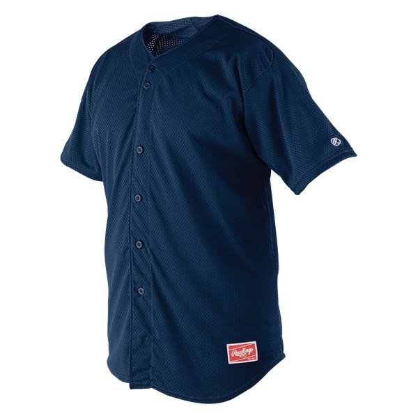 Rawlings® - Adult Short Sleeve Small Navy Jersey