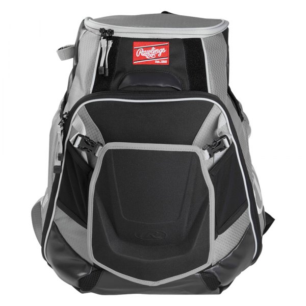 Rawlings® - Velo™ Gray 2 Bat Baseball Backpack