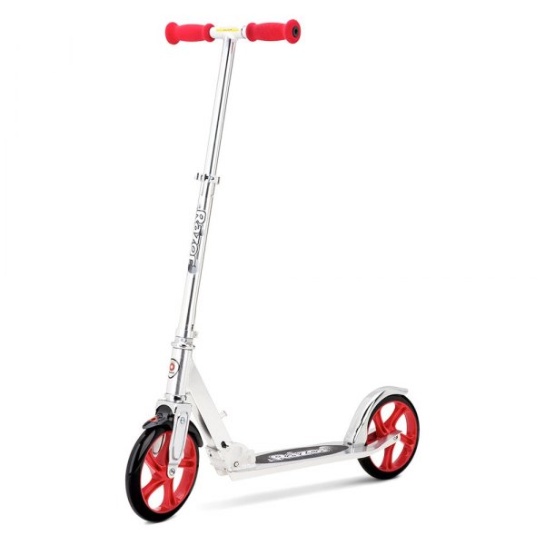 Razor® - A5 Lux Series Silver/Red Kick Scooter (8+ Years)