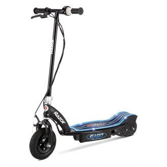 razor e100 glow electric scooter blue