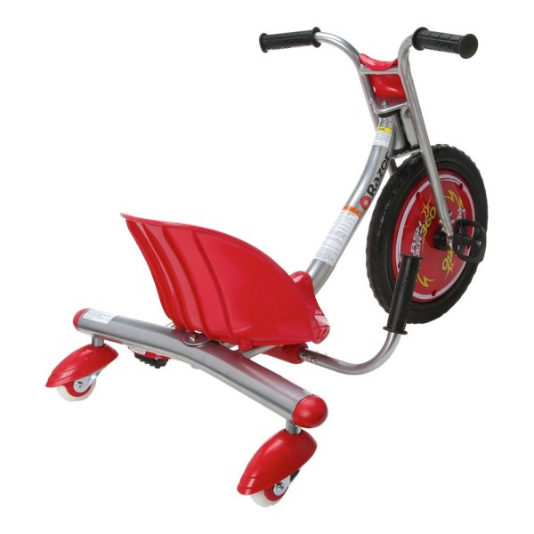 Razor 20036559 FlashRider 360 Red Caster Trike 6 Years RECREATIONiD