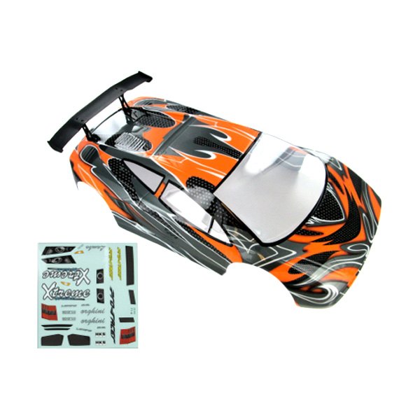 Redcat® - 1/10 Orange/Black Onroad Car Body