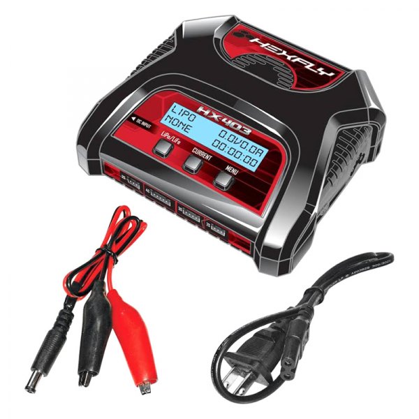 Redcat® - 2S, 3S, 4S Ac/Dc Hexfly Dual Port LiPo LiFe Battery Charger