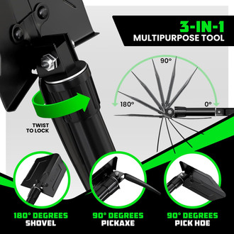 Rhino USA® - 24" Collapsible Shovel