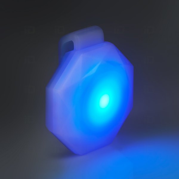 Rixxu™ - Diamond Design Blue Plastic Dog Leash Safety Light