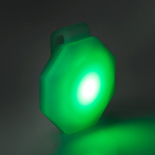 Rixxu™ - Diamond Design Green Plastic Dog Leash Safety Light