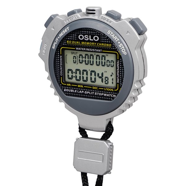 Robic® - Oslo™ 60 Sixty Dual Memory Stopwatch with Countdown Timer