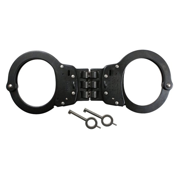 Rothco® - Smith & Wesson™ Black Hinged Handcuffs