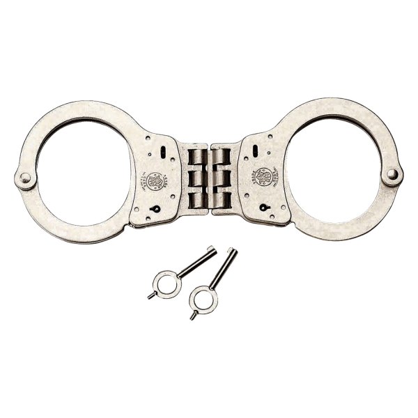 Rothco® - Smith & Wesson™ Silver Hinged Handcuffs