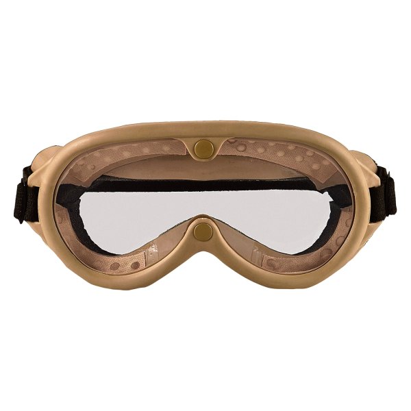 Rothco® - G.I. Type Tan Frame Clear Lens Sun/Wind/Dust Plastic Shield Goggles