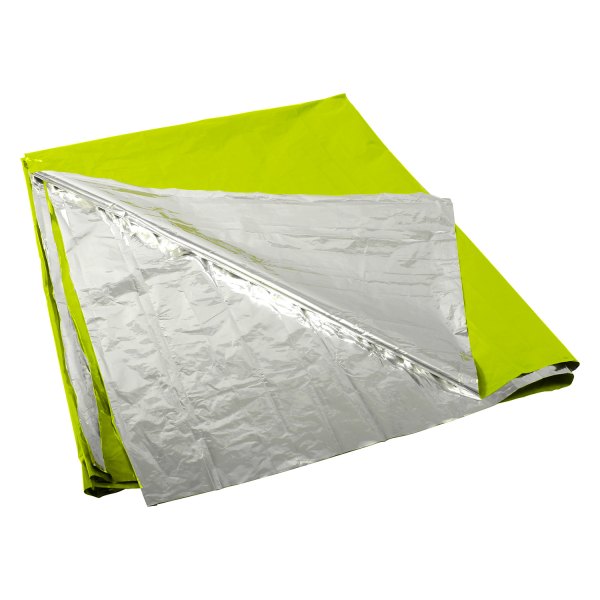 Rothco® - Polarshield 82" L x 51" W Green/Silver Reversible Survival Blanket