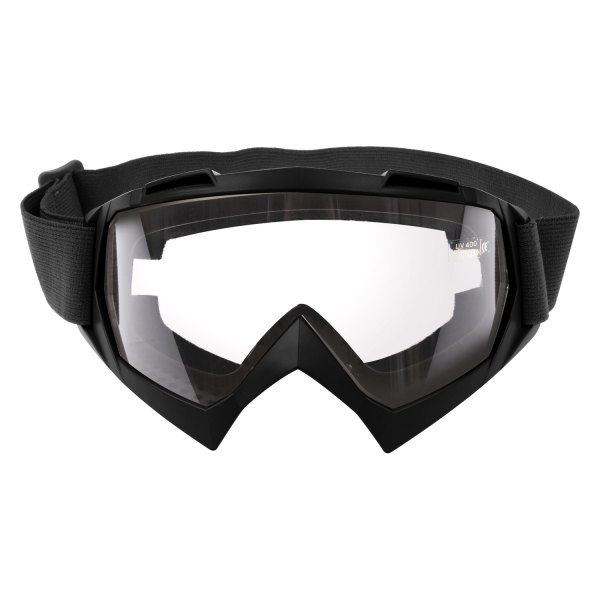 Rothco® - OTG Tactical Black Frame Clear Lens Polycarbonate Shield Goggles