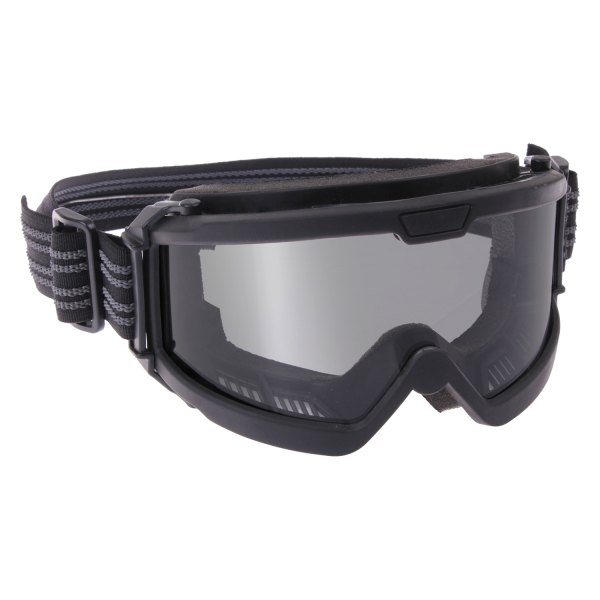 Rothco® - ANSI Ballistic Anti-Fog OTG Tactical Black Frame Smoke Lens Polycarbonate Shield Goggles