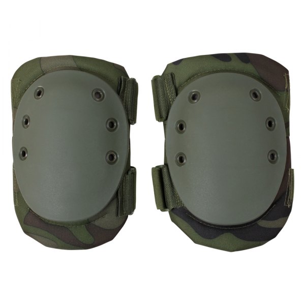 Rothco® - Woodland Camo Tactical Protective Gear Knee Pads