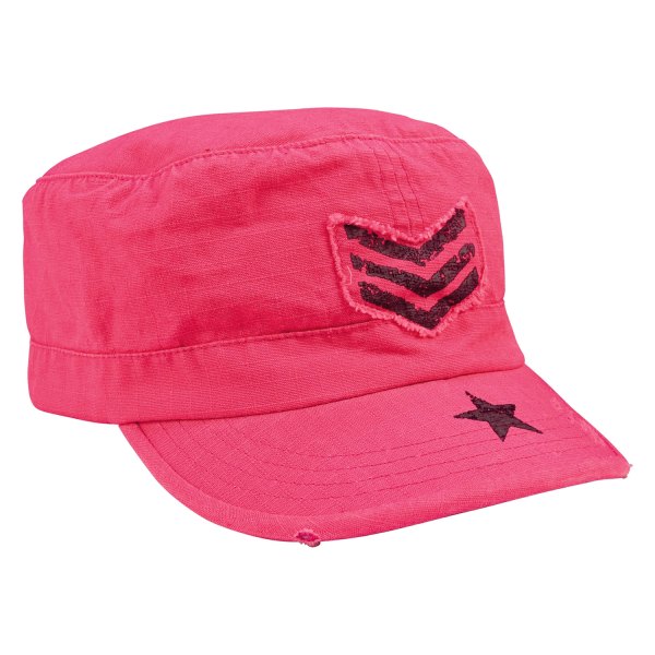 Rothco® - Vintage Stripes and Stars Women's Pink Adjustable Fatigue Cap
