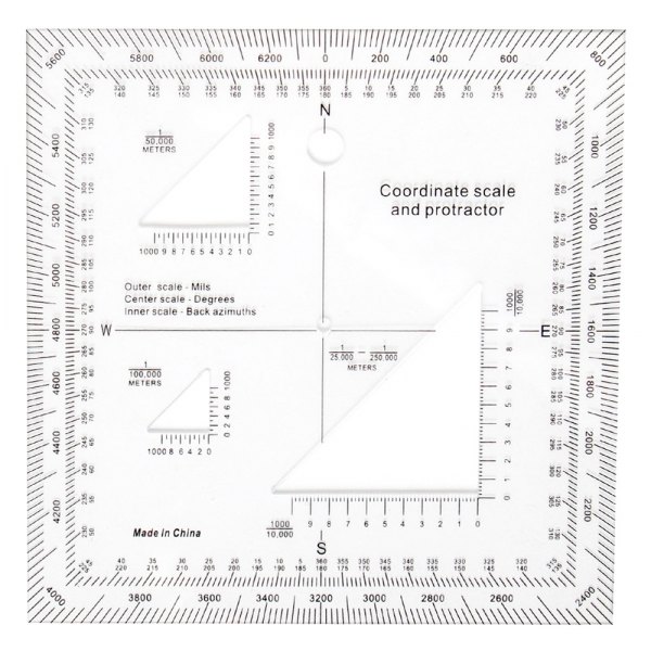 Rothco® - Coordinate Scale Protractor