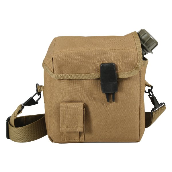 Rothco® - 2 qt Coyote Brown Nylon MOLLE Bladder Canteen Cover