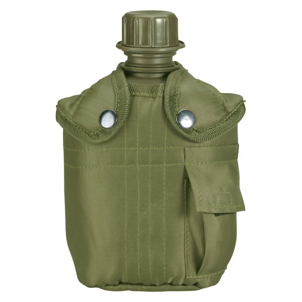 Rothco® - G.I. Type™ 1 qt Olive Drab Plastic Canteen with Cover
