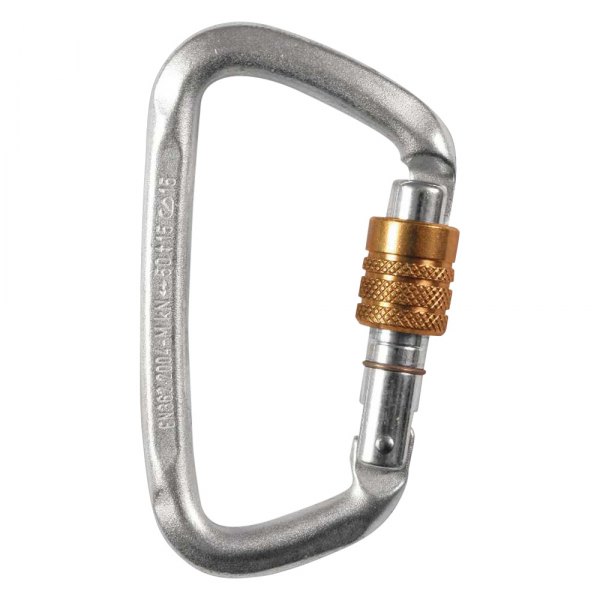 Rothco® - D-Ring Screw Lock Silver Steel Carabiner
