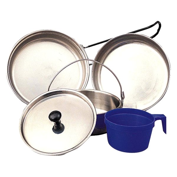 Rothco® - Stainless Steel Silver/Red Mess Kit
