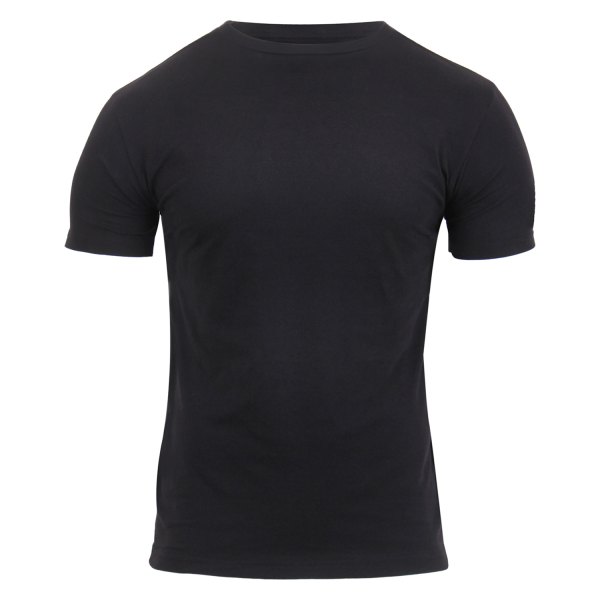 Rothco® - Military Men's Medium Black Athletic Fit T-Shirt
