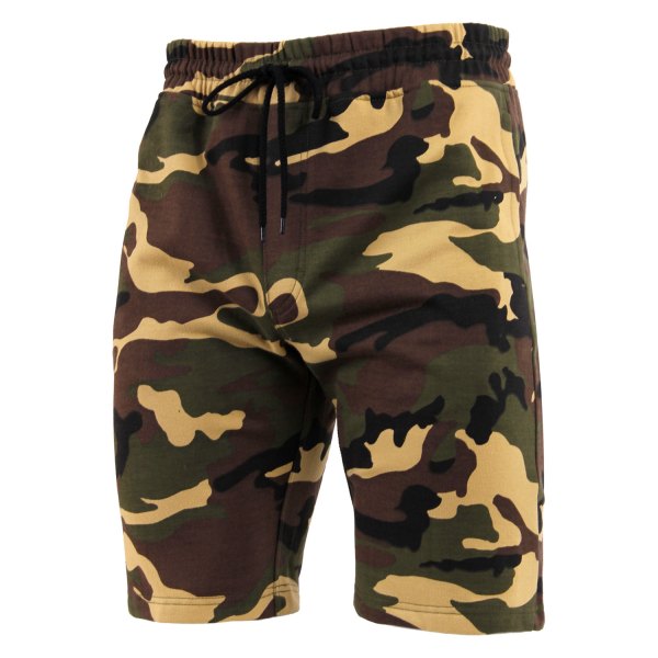 Rothco® - Men's X-Large Woodland Camo Sweat Shorts