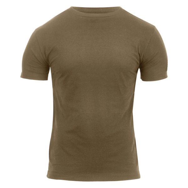 Rothco® - Military Men's Large AR 670-1 Coyote Brown Athletic Fit T-Shirt