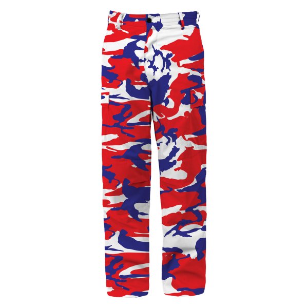 Rothco® - BDU Tactical Men's 27" Red/White/Blue Pants