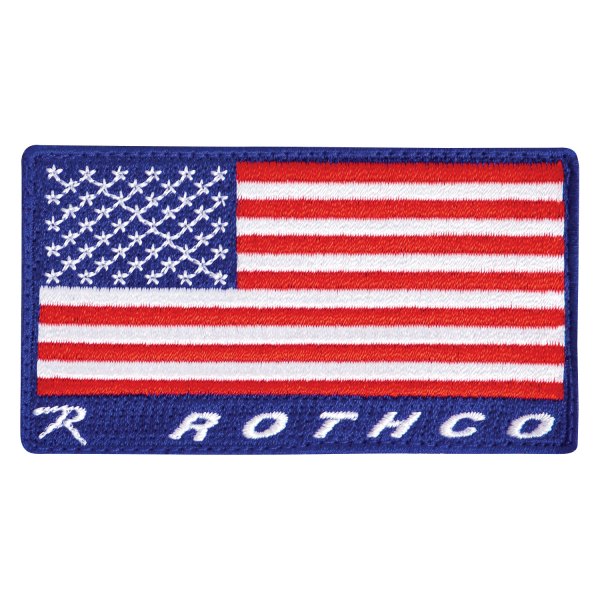 Rothco® - Rothco U.S. Flag 3.5" x 2" Red/White/Blue Embroidered Patch