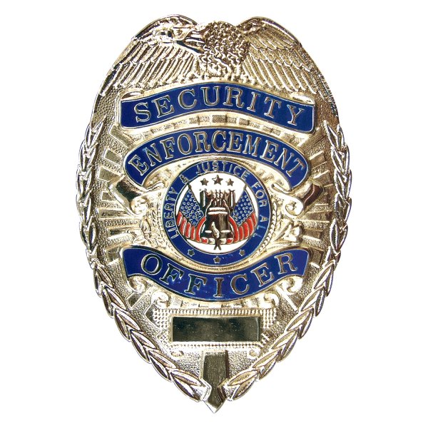 Rothco® - Deluxe Security Enforcement Officer Silver Badge