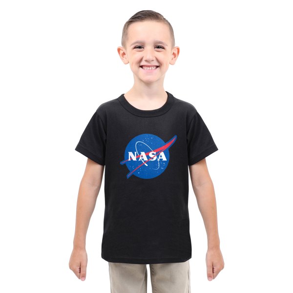 Rothco® - NASA Meatball Logo Kid's X-Small Black T-Shirt