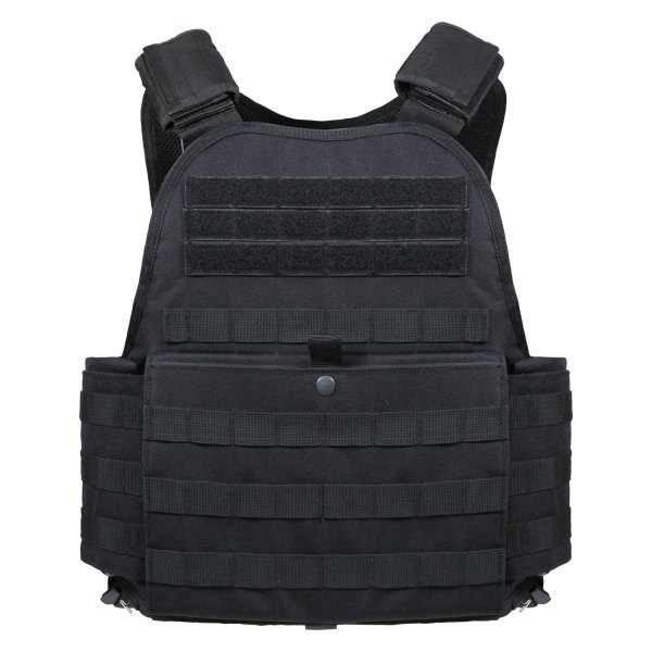 Rothco® - Oversized Black MOLLE Plate Carrier Tactical Vest