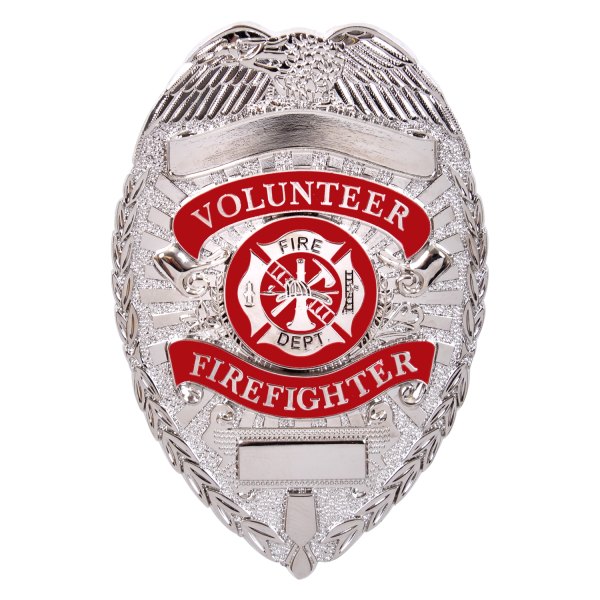 Rothco® - Deluxe Fire Department Silver Badge