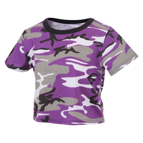 Rothco® - Women's X-Small Ultra Violet Camo Crop Top