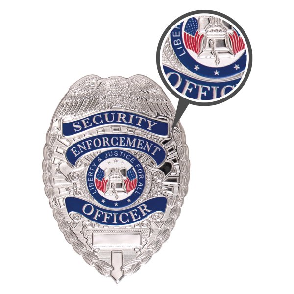 Rothco® - Silver Flexible Security Badge