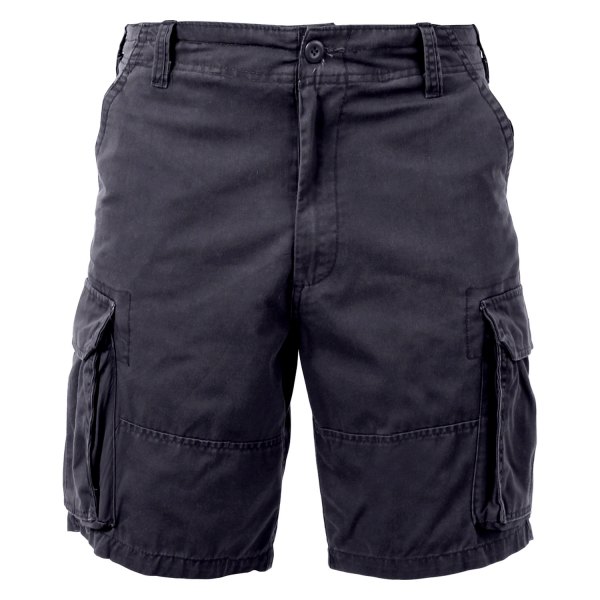 Rothco® - Men's Vintage Paratrooper Large Black Cargo Shorts