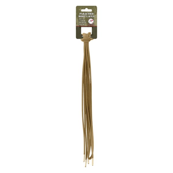 Rothco® - 1 Pair 72" Desert Tan Polyester Laces