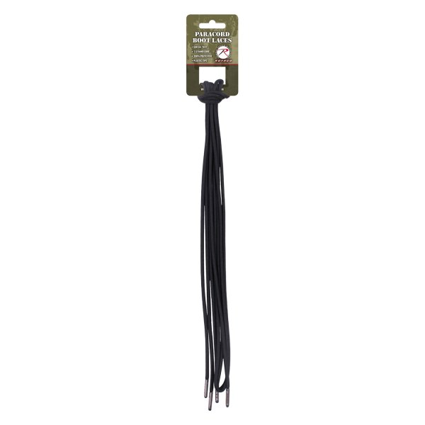 Rothco® - 1 Pair 54" Black Polyester Laces