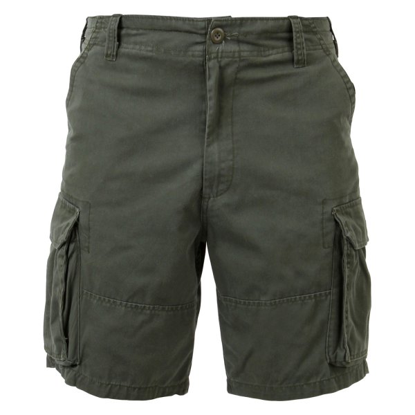 Rothco® - Men's Vintage Paratrooper Small Olive Drab Cargo Shorts