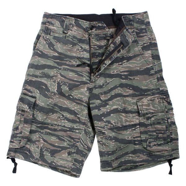 Rothco® - Vintage Men's Large Tiger Stripe Camo Infantry Utility Shorts