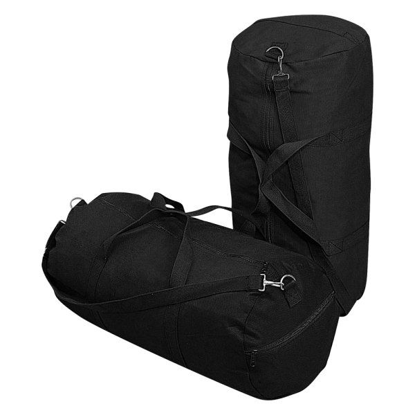 Rothco® - 24" x 12" Black Shoulder Duffle Bag