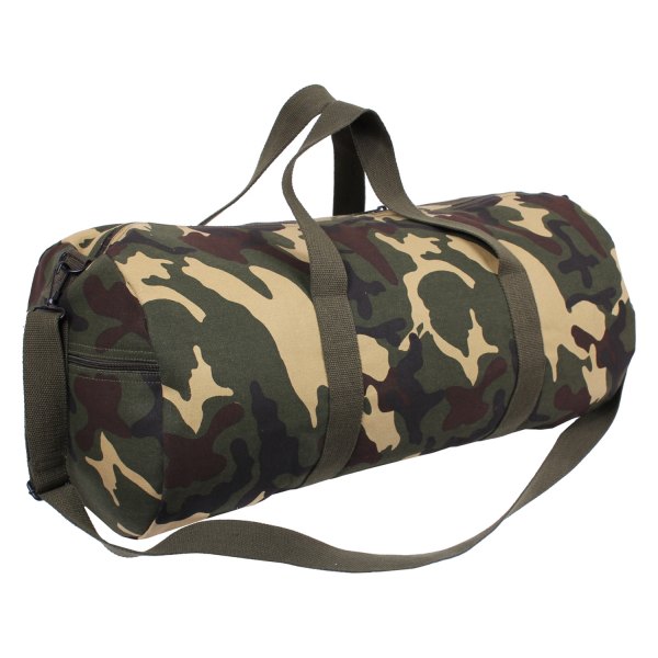 Rothco® - 24" x 12" Woodland Camo Shoulder Duffle Bag